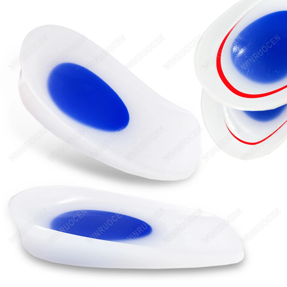 نعال جيل سيليكون الرجال النساء وسادة النعال النعال تخفيف آلام القدم حفز دعم وسادة الحذاء منصات عالية الكعب إدراج