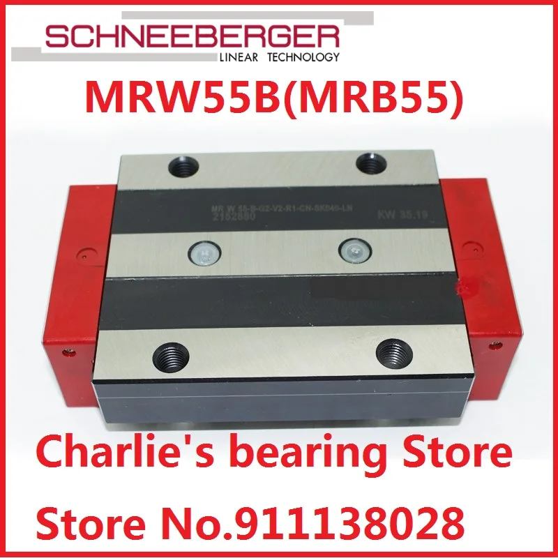 1pc 100% brand new original genuine SCHNEEBERGER Roller-MONORAIL block MRW55B(MRB55)