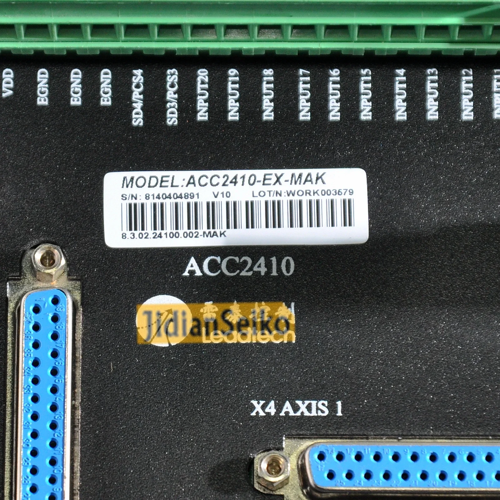 ACC2410-EX-MAK Four-Axis Motion Control Card Used