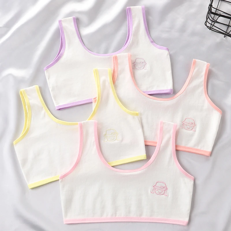 Developmental bra for girls, small vest for girls, girls' underwear for adults, girls' underwear for ages 6-8, 10, and 12, prima