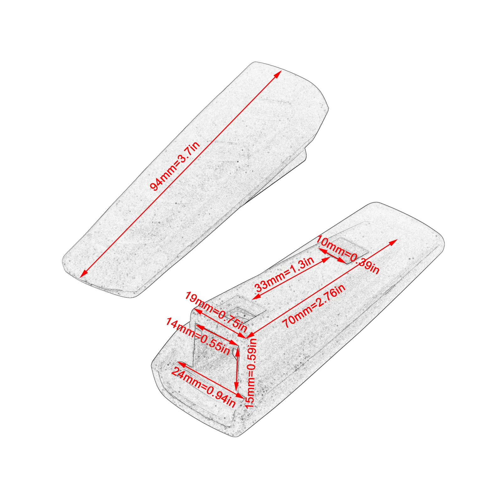 Front Foot Peg Footrest Rubber Cover Pedal FootPegs Cover Set For BMW F800GT F900R F900XR R1200R R1200S/ST R Nine T R9T R1250R