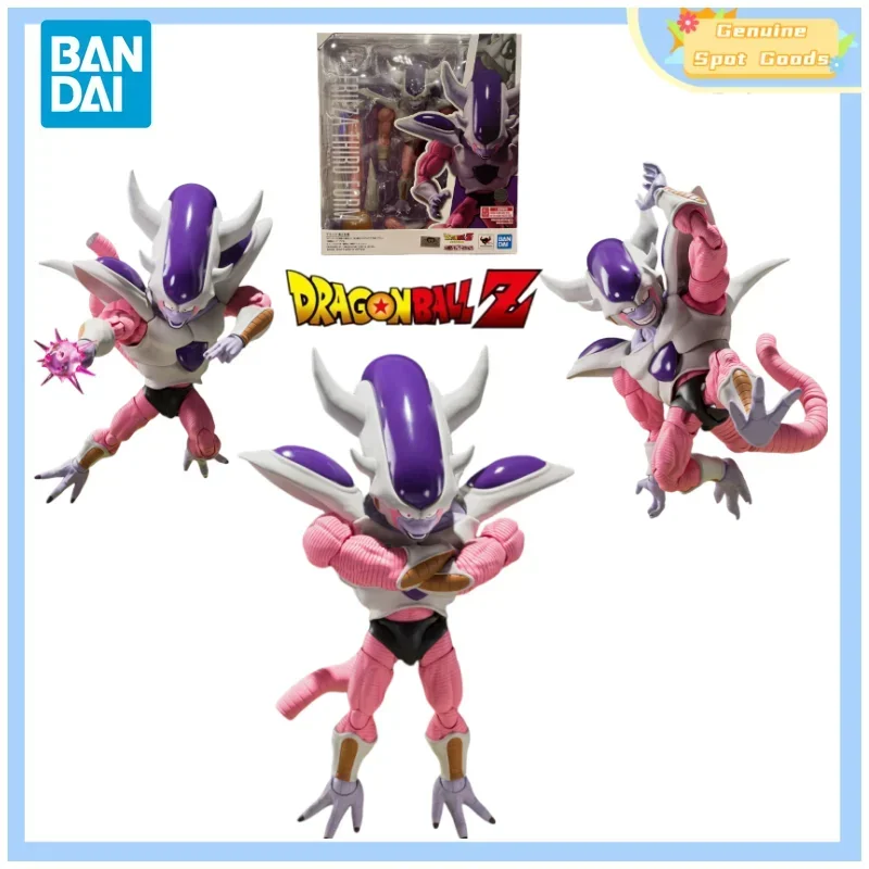 

Genuine Bandai Dragon Ball Z SHF Frieza Third Foum Anime Action Figures Model Figure Toys Collectible Gift for Toys Hobbies Kids