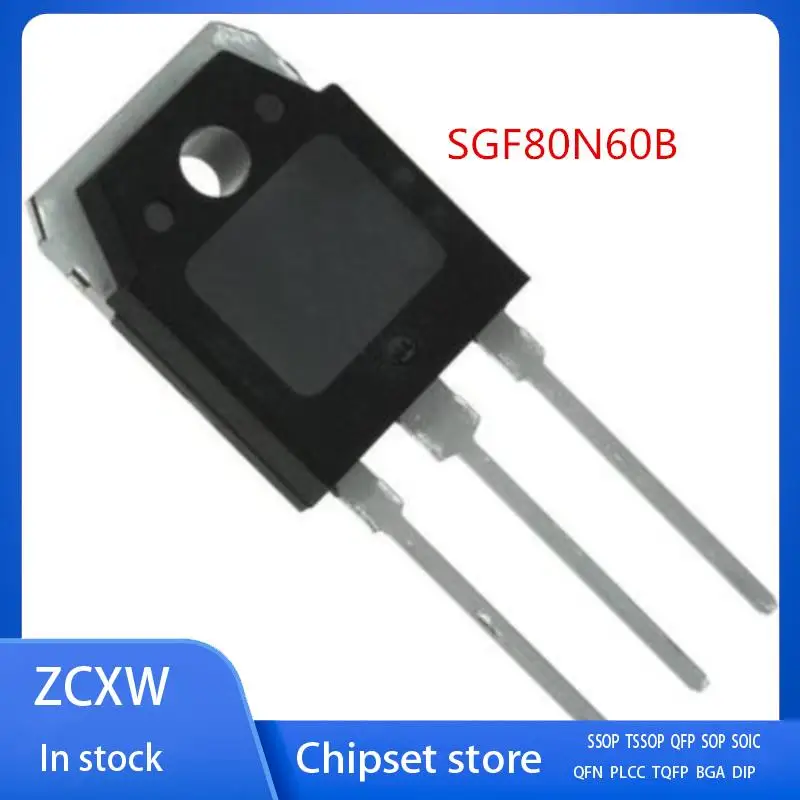 

10PCS/LOT SGF80N60B G80N60 G80N60UF TO-3PF