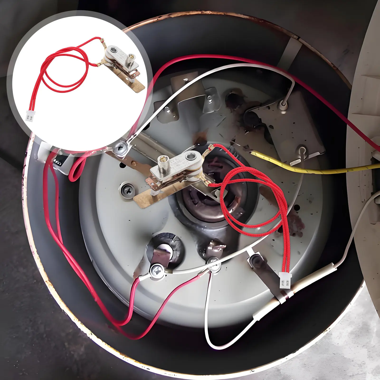 

Electric Pressure Cooker Replacement Part with Thermostat Switch and Wire for Safe Temperature Control Fast Cooking Efficiency