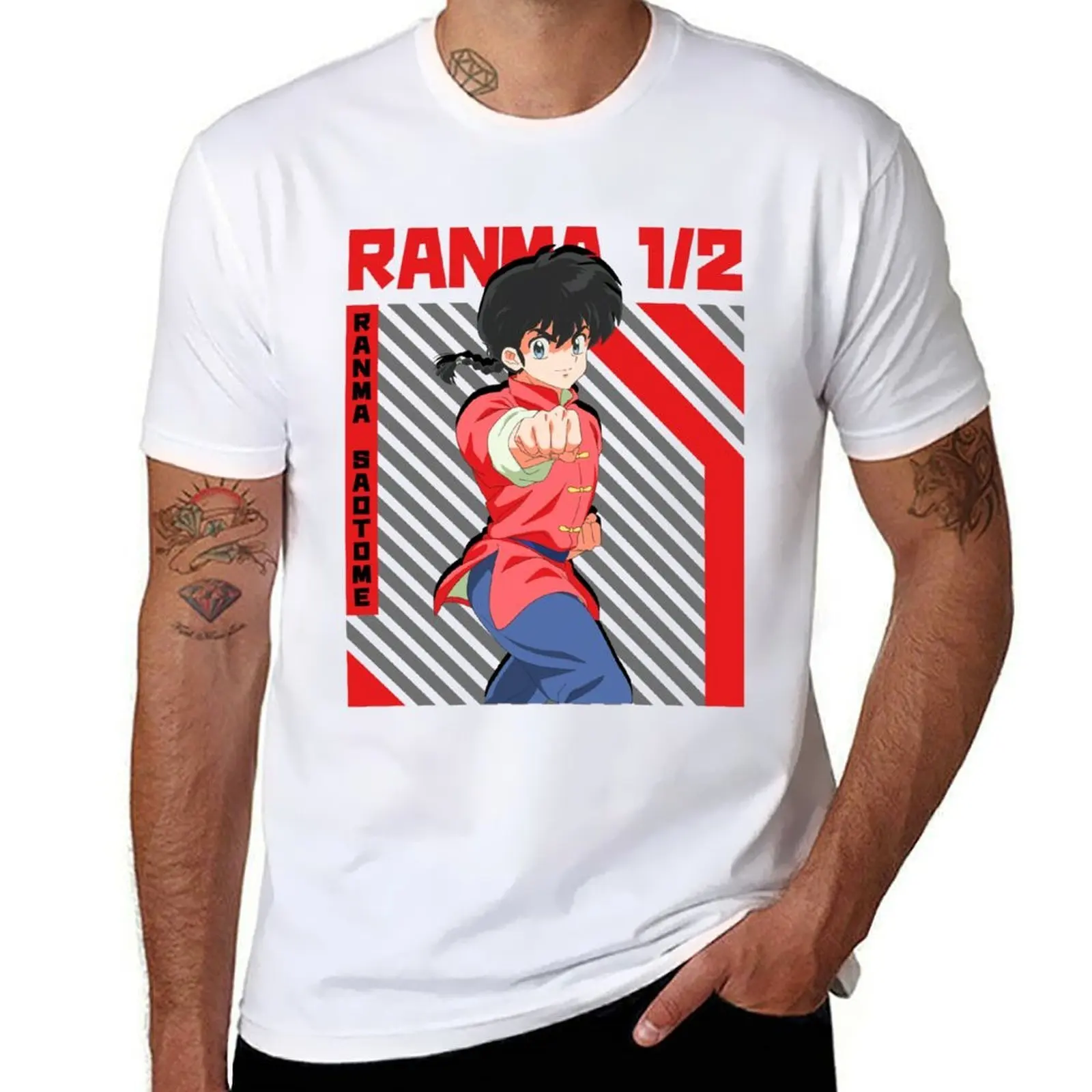 

Ranma Saotome in Ranma 1/2 T-Shirt cotton t shirts high quality man t shirt luxury T-Shirt