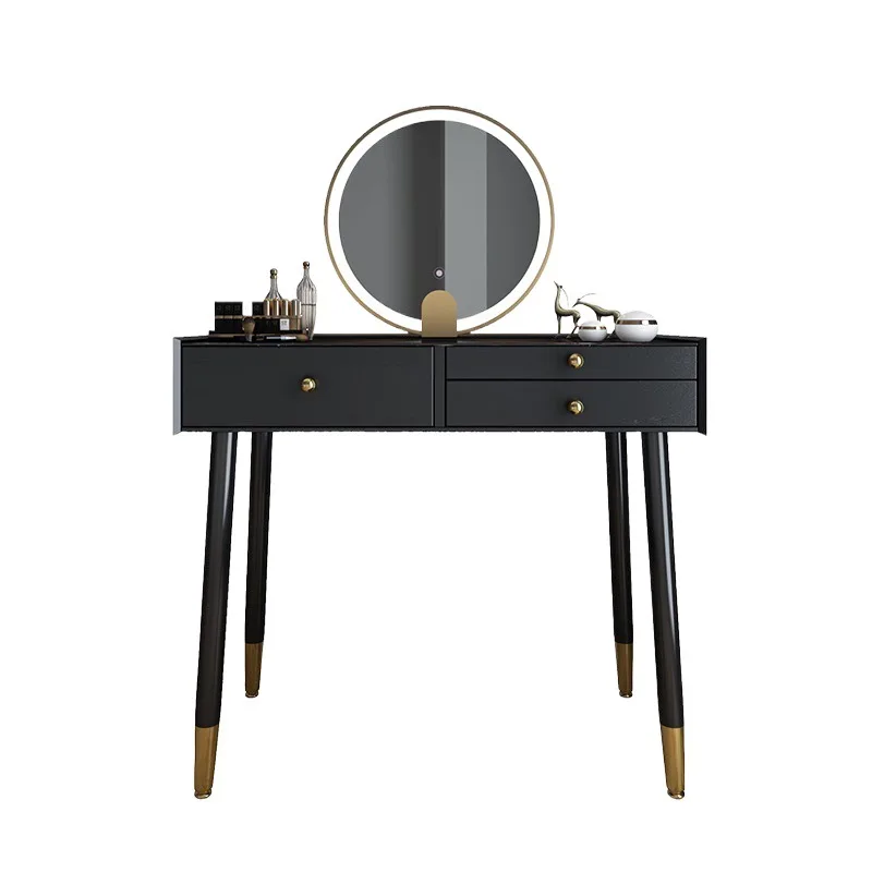 Modern minimalist dressing table, bedroom vanity table, modern minimalist light luxury, Nordic dressing table