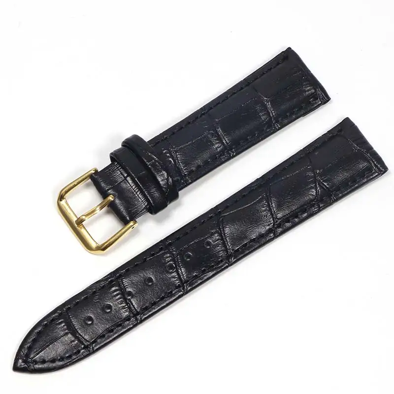 Genuine Leather Watchbands 12/14/16/18/20/22/24 mm Watch Steel Pin buckle Band Strap High Quality Wrist Belt Bracelet