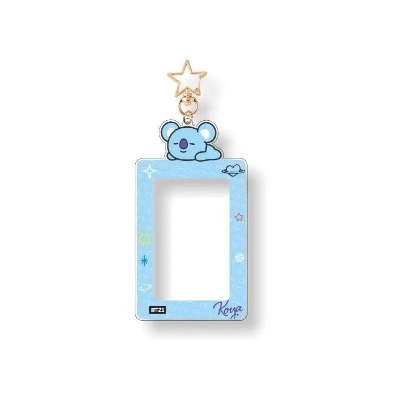 BT21 Small Card Holder Protective Case for Storing ID Card Photos, Card Bag Acrylic Photo Display Stand LINE FRIENDS view 6