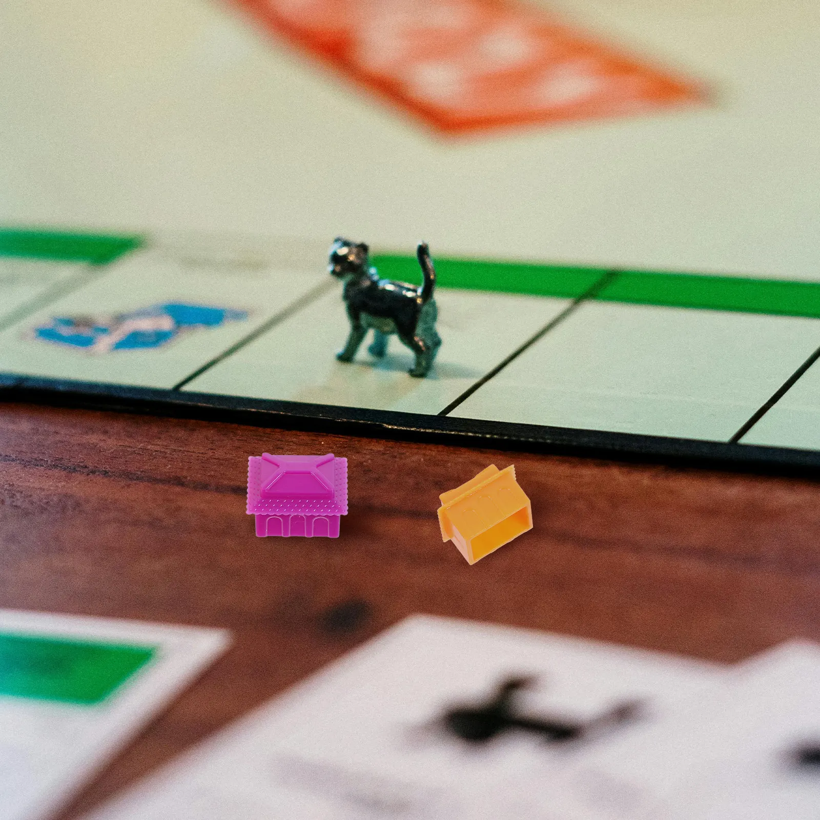 

40 шт. пластиковых фишек для настольных игр: домики, жетоны для игры в «Богатый магнат», аксессуары для шахмат