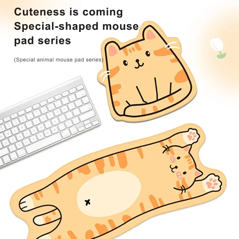 Bear Mouse Pad Computer Notebook Gamer Desk Non-slip Thickened Soft Pad Cute Cartoon Soft And Comfortable Keyboard Mouse Pad