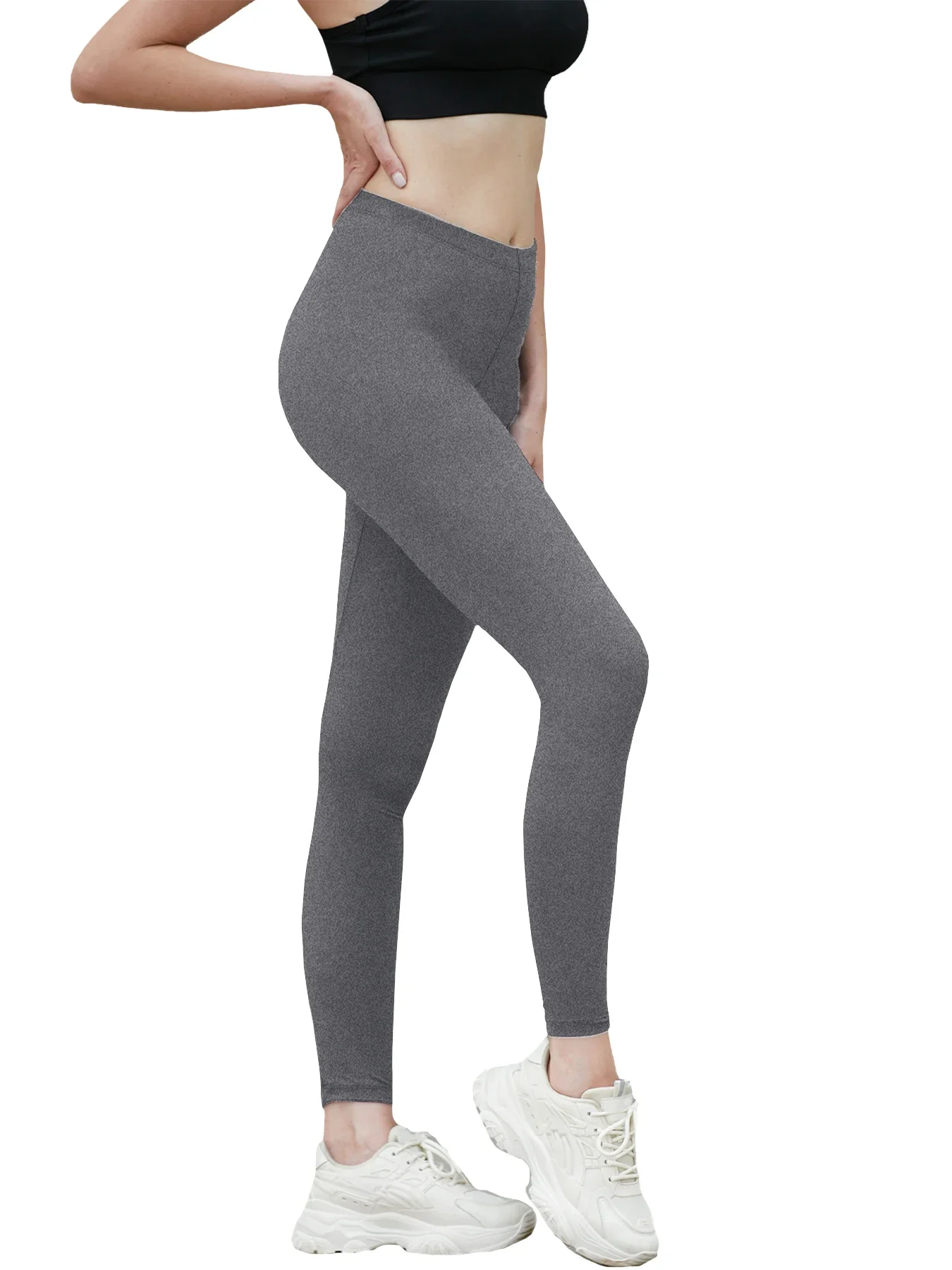 Leggings deportivos súper suaves de talla grande para mujer, mallas deportivas sin transparencias para entrenamiento, correr, Yoga, correr