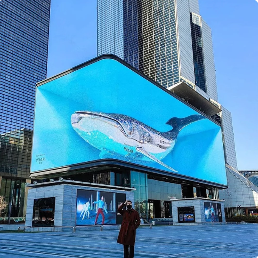 Customized Flexible LED Digital Display Outdoor Waterproof Curved Full-Color LED Screen for Shopping Mall Advertising - view 4