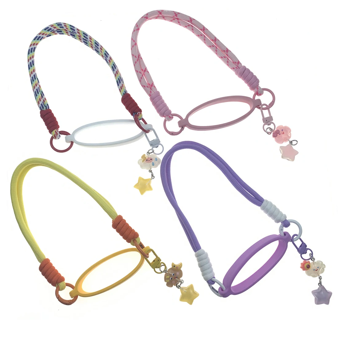 Water Bottle Handle Strap Compatible with Owala Cups, Hand-Woven Lanyards Silicone water Bottle Sling, Carrier, Holder