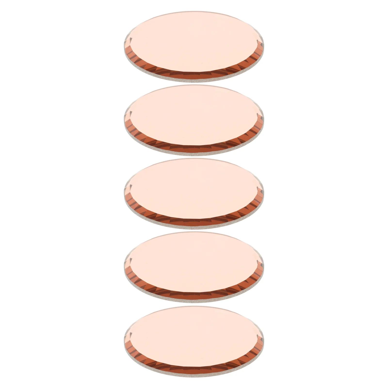 5 pezzi strumenti per l'estensione delle ciglia supporto rotondo superficie liscia decorativa colla per ciglia pallet organizzatore per l'estensione delle ciglia supporto per ciglia