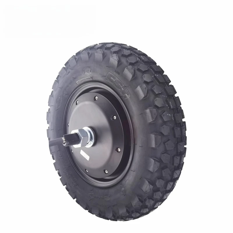 15Inch High Power HubMotor for200KG Load-PneumaticTire Off-road Robot with HighPrecision Encoder,Duty Industrial GradeAGV System
