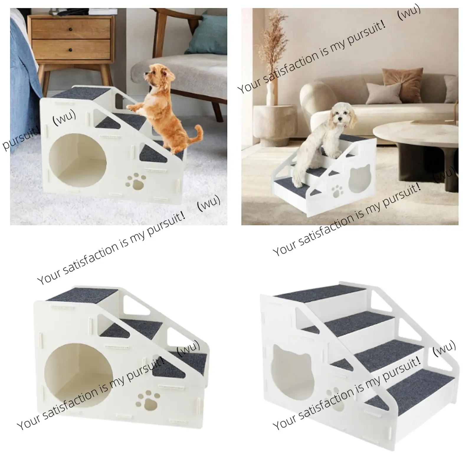 Pet Stair Dog Climbing Ladder Pet Supplies Portable Non Slip Detachable Cat