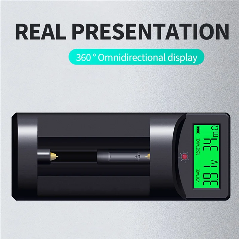 ABRW-2X display digital testador de resistência interna de tensão da bateria 0-999mΩ universal 18650 bateria de lítio detecção aa