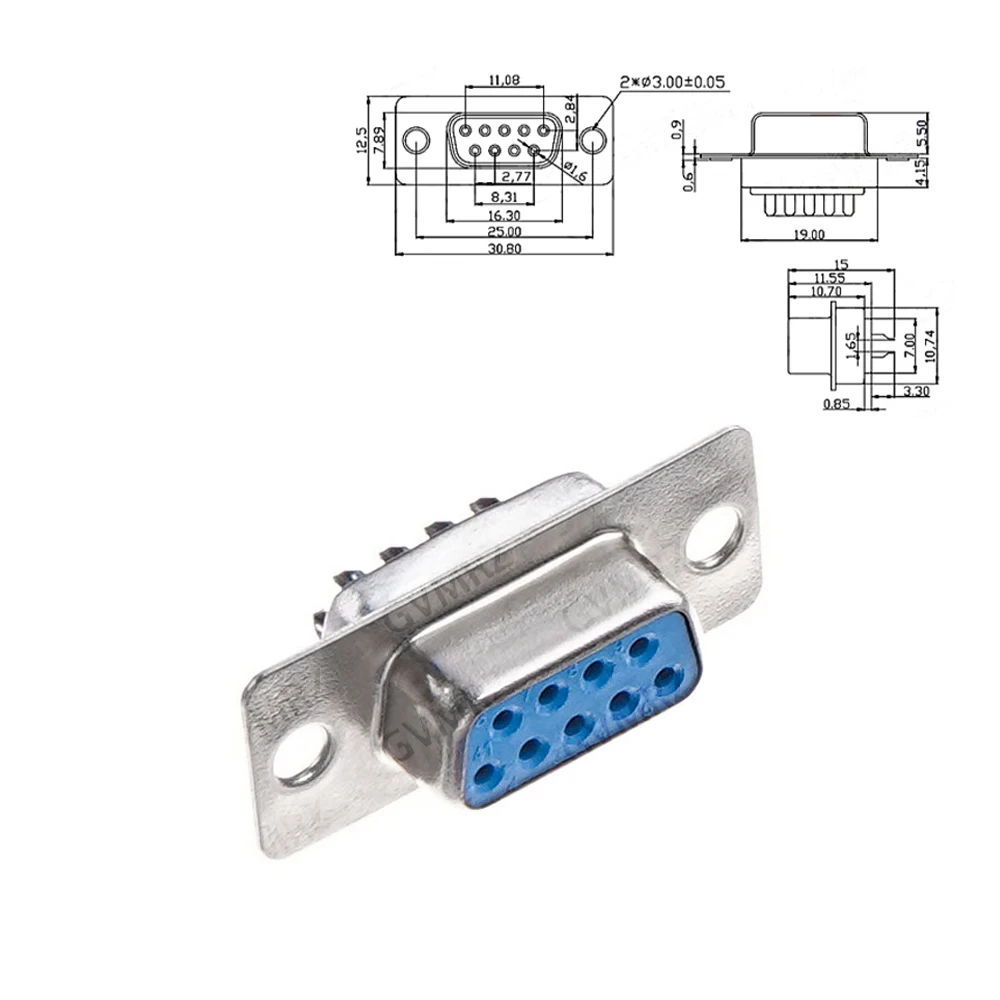 5PCS DB25  DB9 DB15 VGA Male Female Solder Type Connector Serial Plug D-SUB Male Plug Socket Connector DB37 RS232 