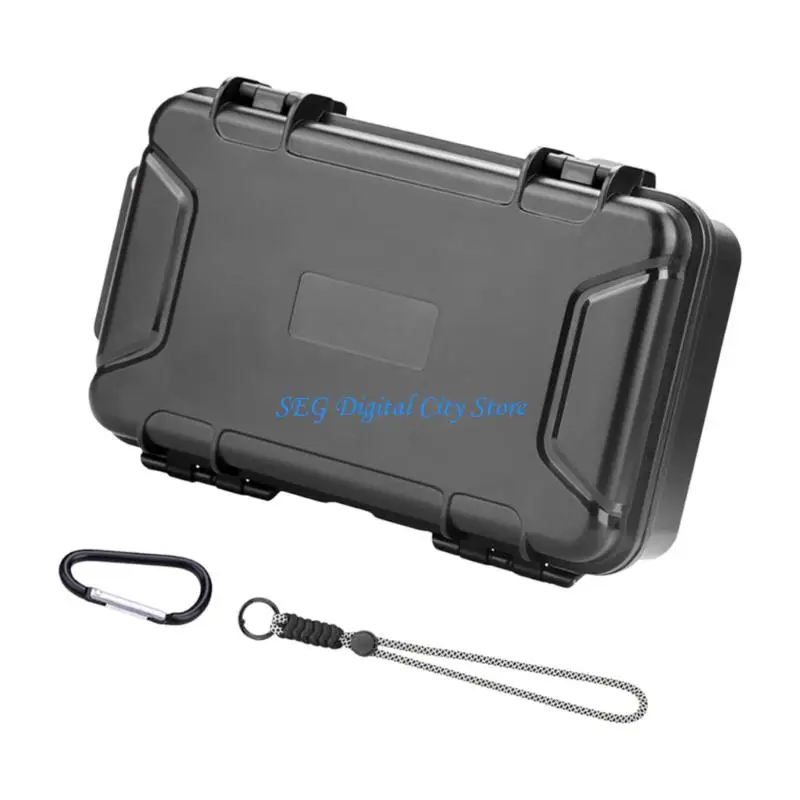 U75B Small Travel Case for POCKET 4P Camera Accessories with Rigid Shell Body, Wrist Cord and Carabiner Clean Daily Storage and