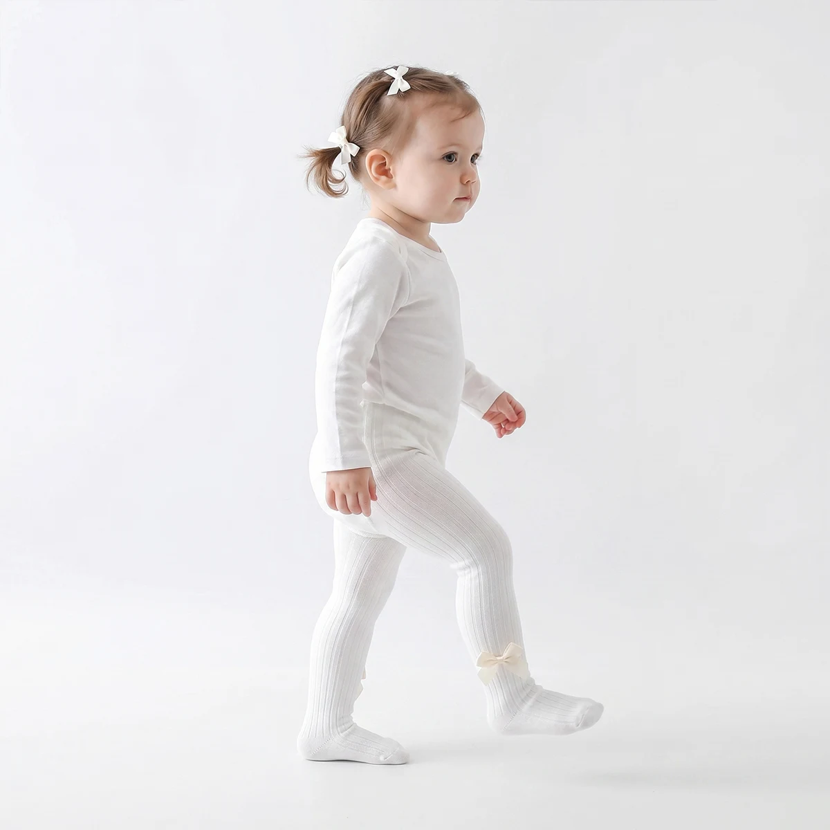 4 PCS Children's Leggings Baby Girl's Toddler Newborn Kids' Tights – Medium Thickness, Soft and Stretchy for All-Season Comfort