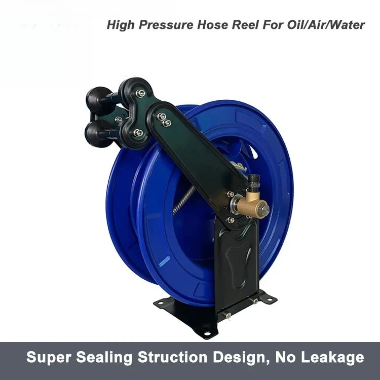 Spring Driver Self Rewind Multipurpose Wall Mount Automatic Pressure Washer Heavy Duty Hose Reel