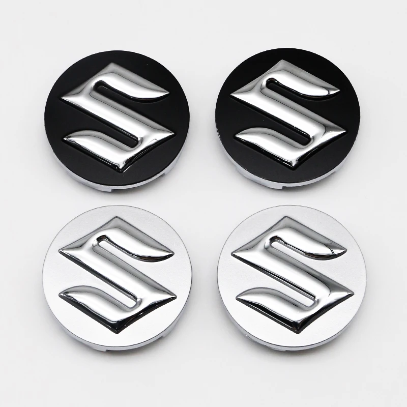 54mm 60mm 4Pcs Wheel Center Hub Caps Cover Logo Emblem Badge For Suzuki Tianyu SX4 Shangyue Ruiqi New Alto Swift