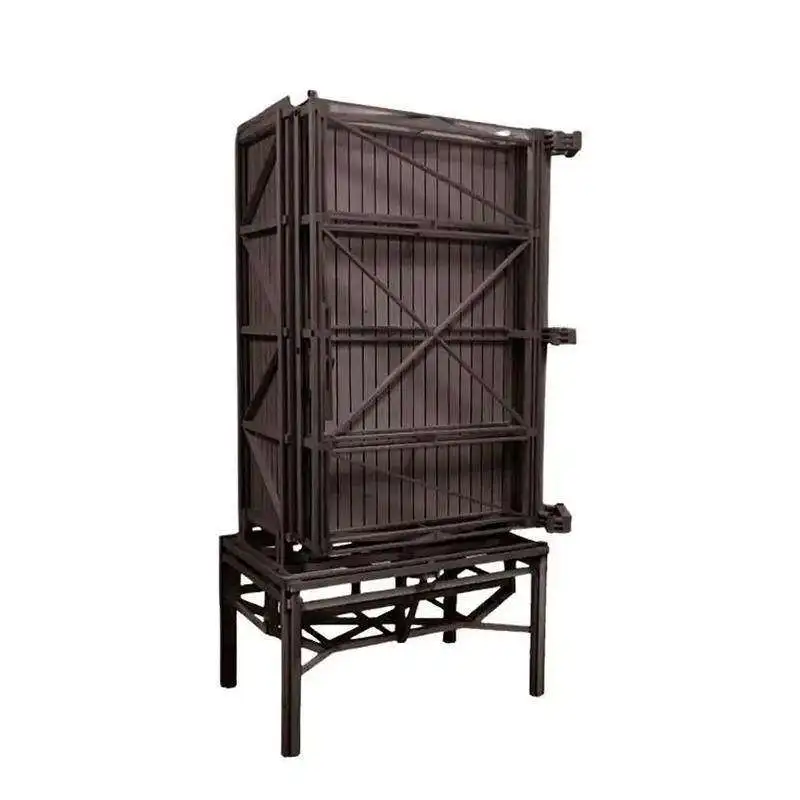 Light luxury high-end tenon and mortise household solid wood wine cabinet, showing villa luxury house designer