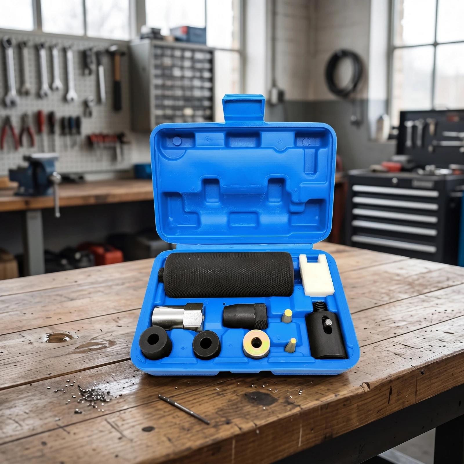Fuel Injector Removal Puller Kit High Quality Fuel Injector Removal Tool Portable Compact for Mechanics, Auto Repair Shop