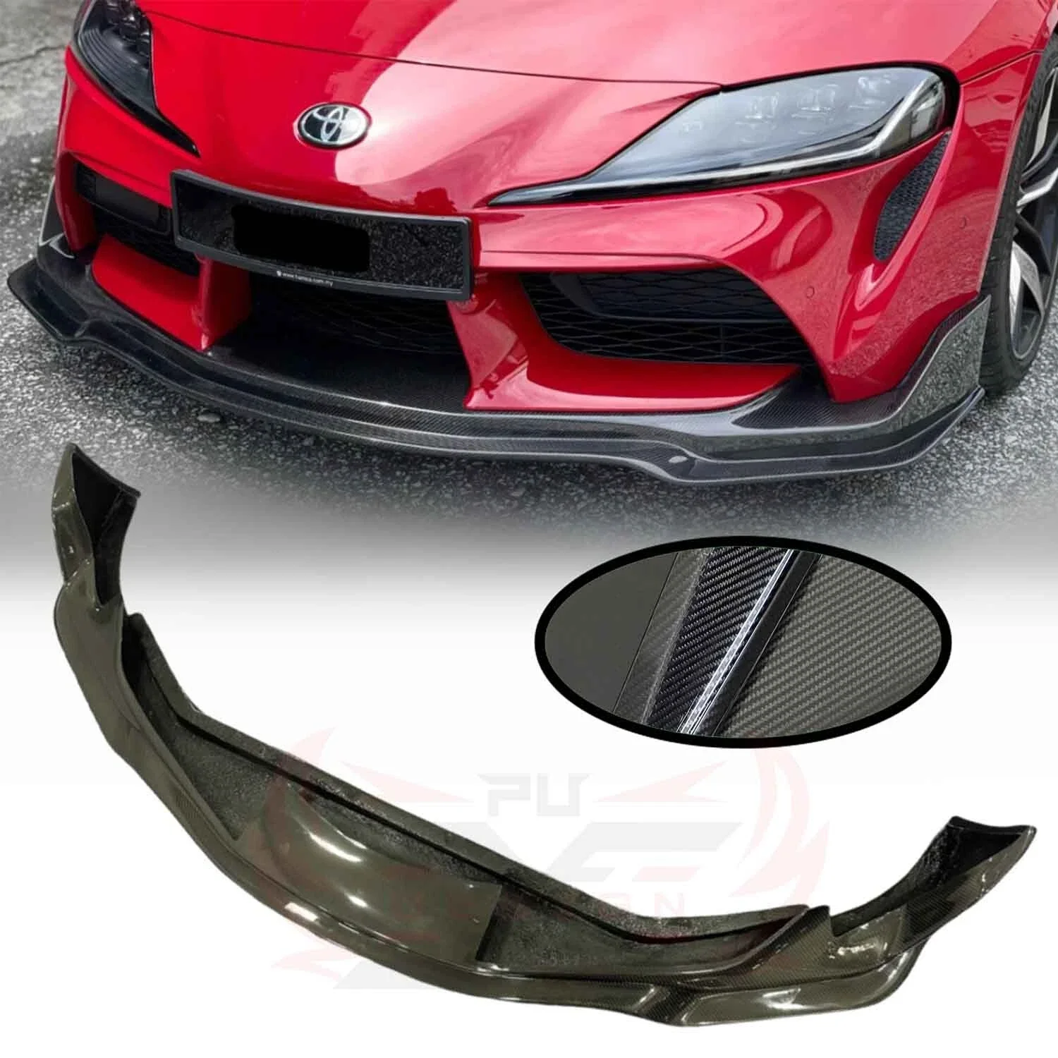 

Dry Carbon Fiber Front Bumper Lip For 2019+ Toyota GR Supra A90 A91 MK5 Splitter