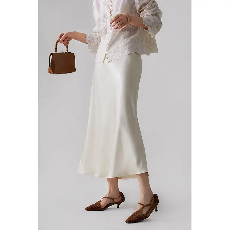

Fashionable and Fashionable High-waisted 2025 Summer New Slim Mid-length Hip A-line Fishtail Skirt
