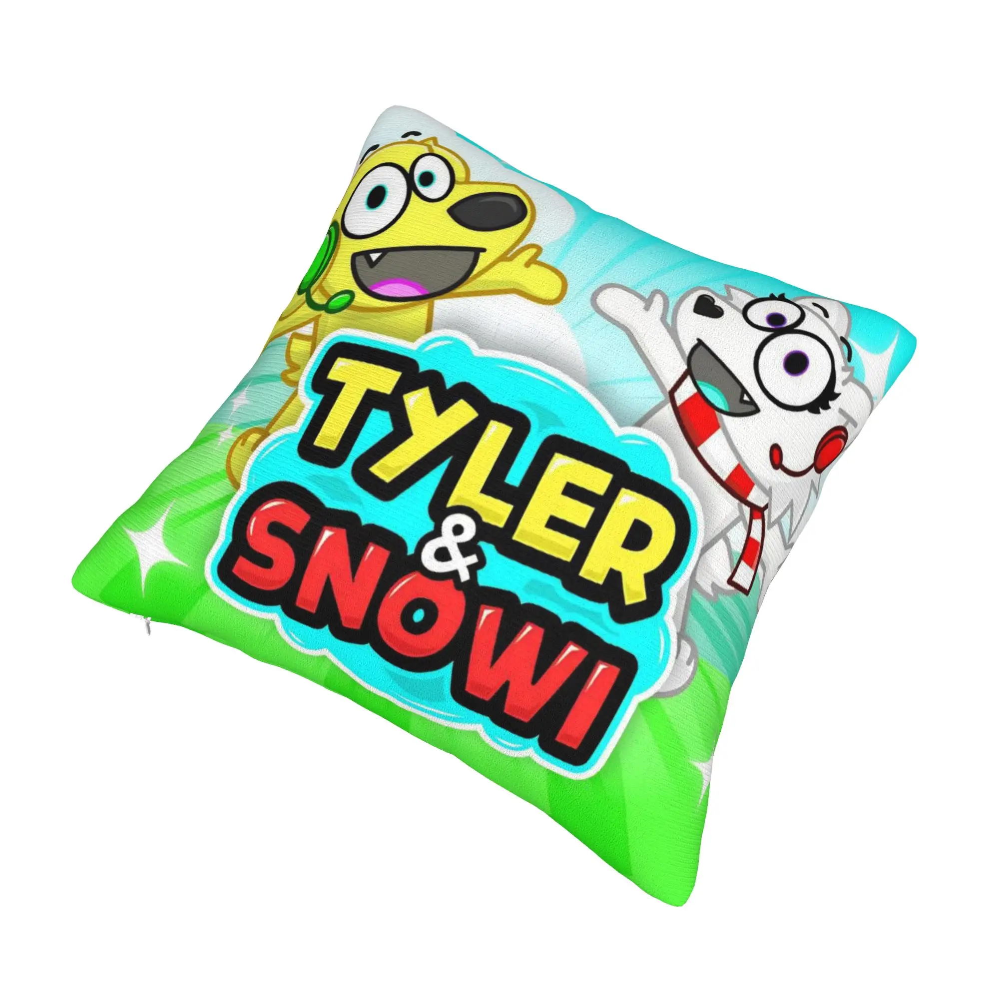 Tylers And Snowi Gaming Pillowcases Product Soft Cushion Cover Decor  Throw Pillow Case Cover Home Multi-Size