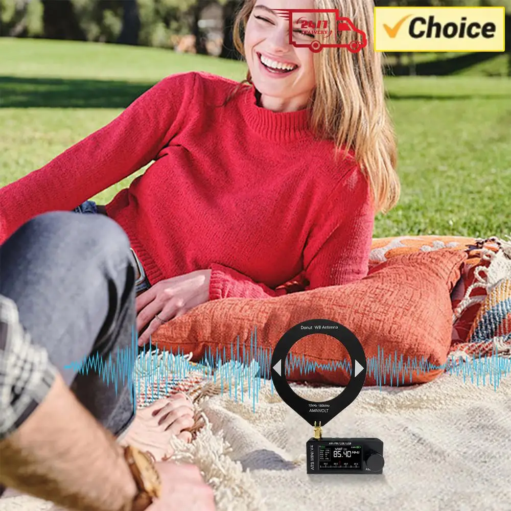 

Портативное AM/FM-радио AMNVOLT V4 ATS MINI с усилителем для наушников, приемник Si4732 DSP для прогулок, походов и кемпинга