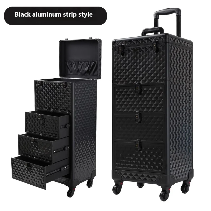 Medical Salon Trolley Vevor Beauty Salons Layered Storage Removable Drawer Design Universal Wheels Wozek High-end Hair Salon