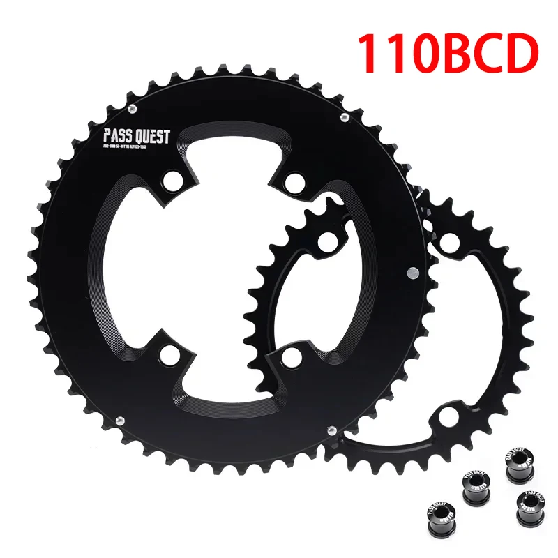 

110BCD Variable speed dual disc for Shimano 105 R7100 UT R8100 DA R9200 52-36T 53-39T 54-40T 50-34T 48-35T 46-33T 2X Road Bike