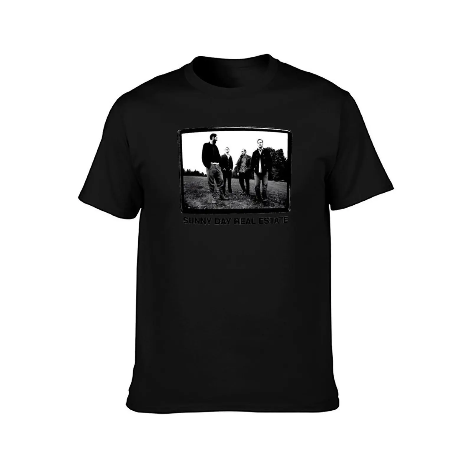Sunny Day Real Estate Band T-Shirt, Summer Casual Cotton Tee, Oversized Streetwear Tops, Vintage Graphic Print, Unisex Men Women