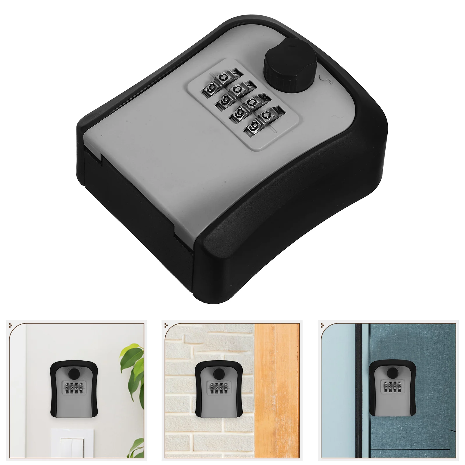 

Password Key Box Lock Boxes for Keys Locker Security Wall-mounted Storage Abs Holder Outdoor