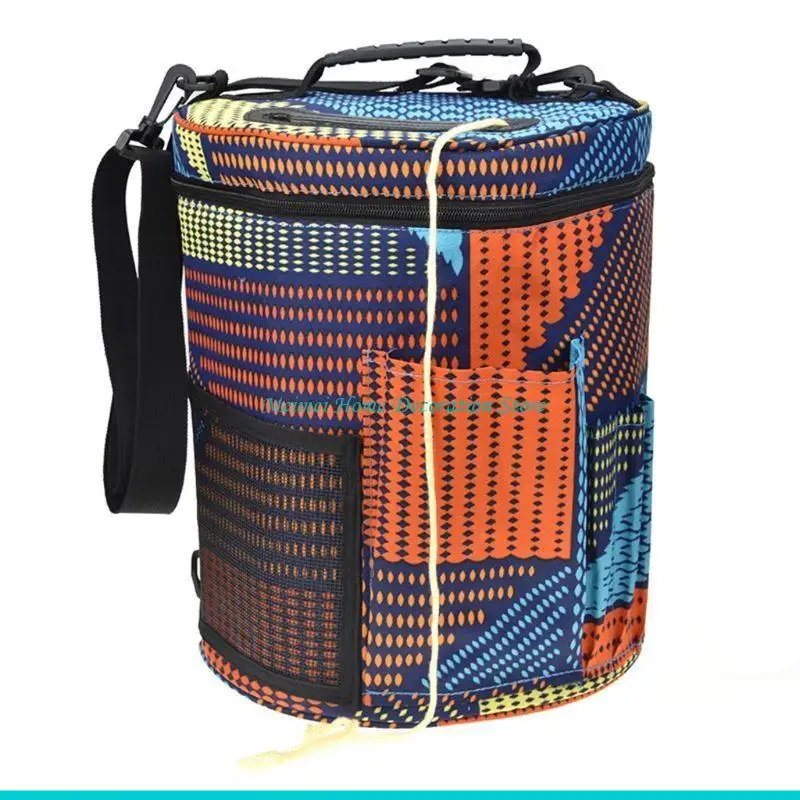 H7BF Knitting Bag Yarn Storage, Durable Yarn Crochet Bag, Enjoy Outdoor Knitting Crocheting Yarn Storage Bag Protect