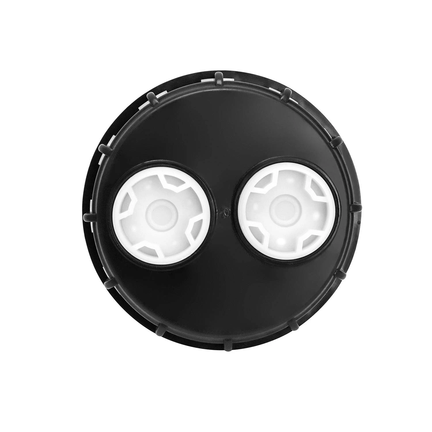 Os furos dobro da ventilação da resistência química alta da tampa IBC 6.5 polegadas, linha fina