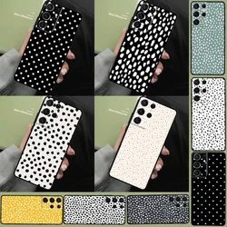 Polka Dot Case For Samsung Galaxy S23 S20 FE S21 S22 Ultra S8 S9 S10 Plus Note 10 Note 20 Ultra Cover