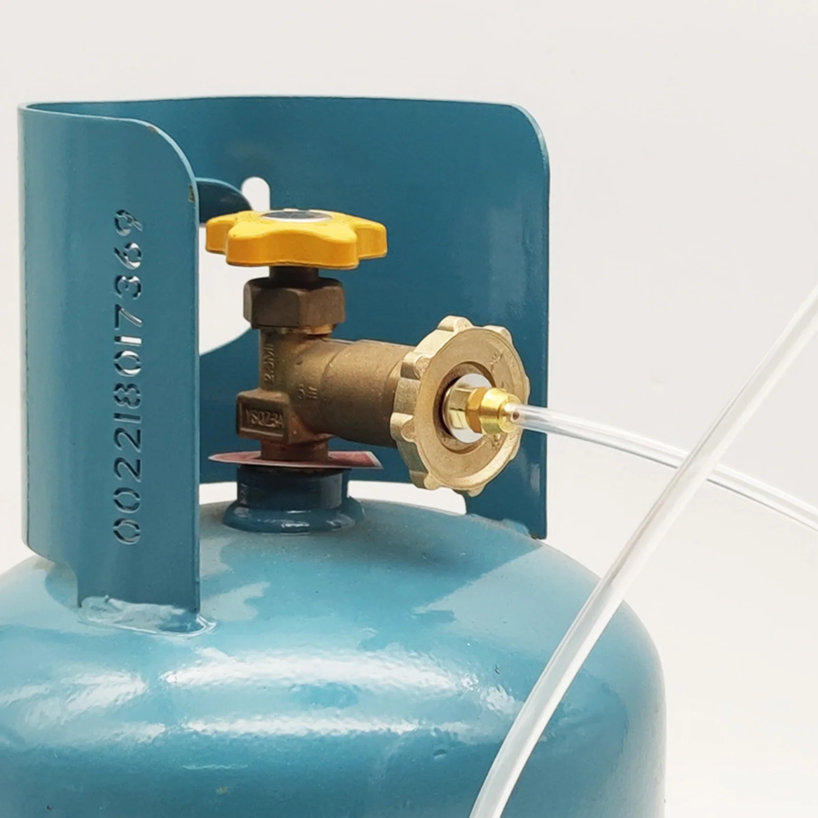 جسر تعبئة متبادل للغاز المسال، اتصال مباشر، اسطوانة غاز البترول المسال، جسر نفخ متبادل، أنبوب PU شفاف، مستلزمات التخييم #5