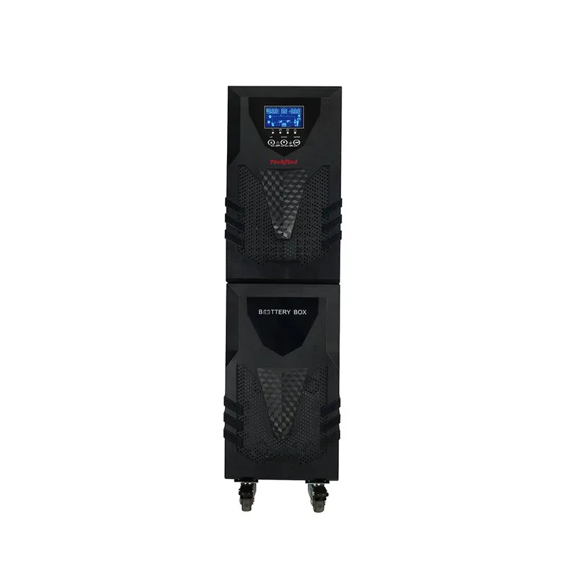 مصنع توريد عالية التردد موجة جيبية نقية UPS 220 فولت 110 فولت 6KVA 6KW UPS