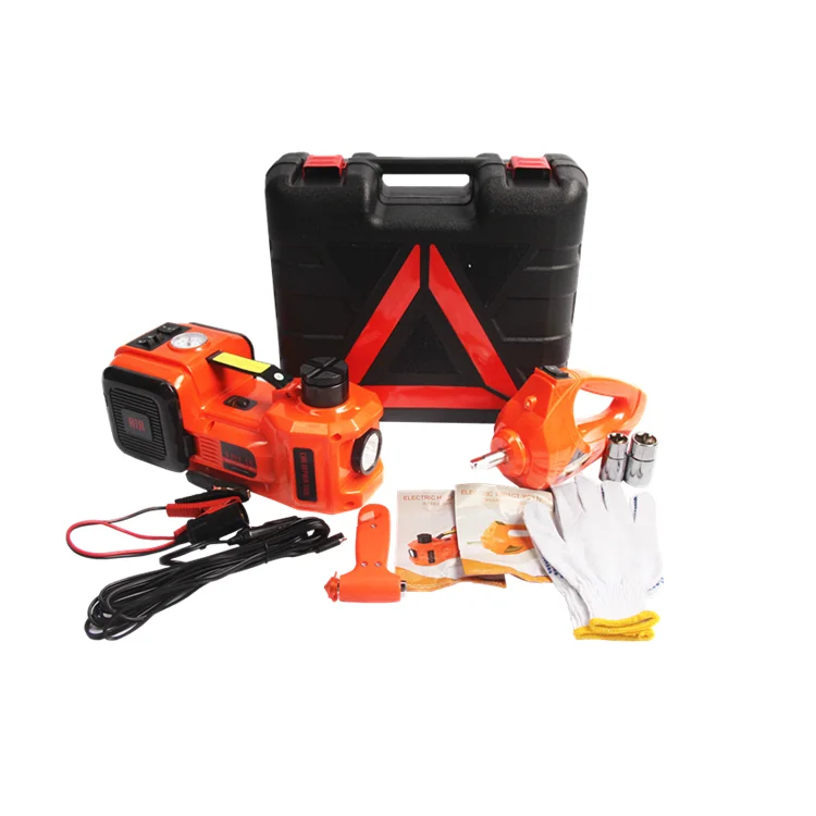 TT02 Professional 5 Ton Portable Car Jack and Electric Wrench Set