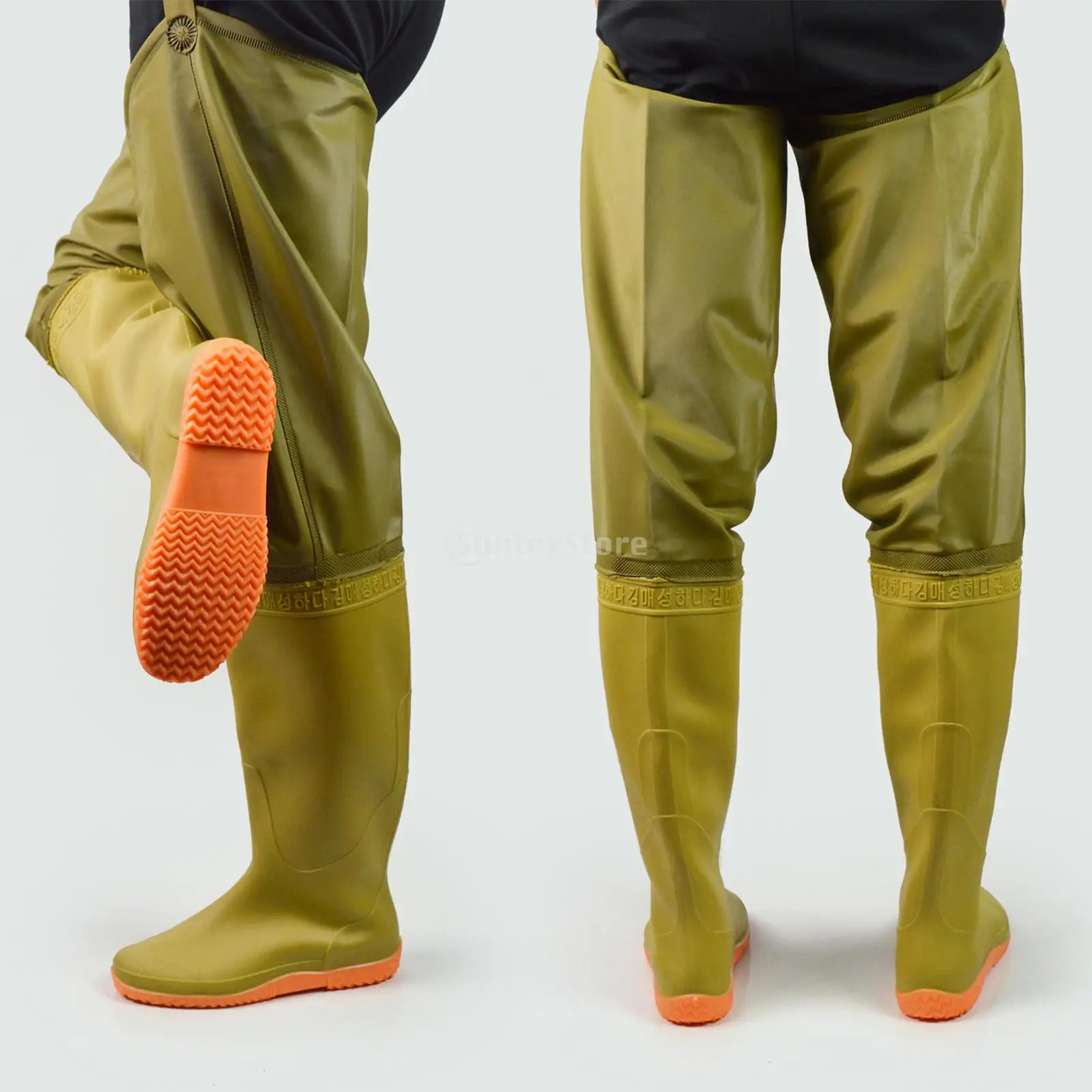 Fishing Hip Waders Wading Trousers Wading Hip Boots Lightweight River Boot Watertight Water Pants for Hunting Gardening