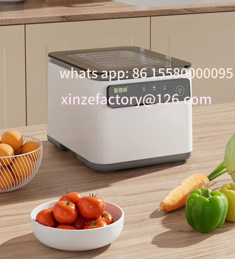 Be suitable for 220V Automatische Obst Gemüse Reiniger Ozon Sterilisator Küche Waschmaschine Entfernen Pestizid Bakterien Heimge