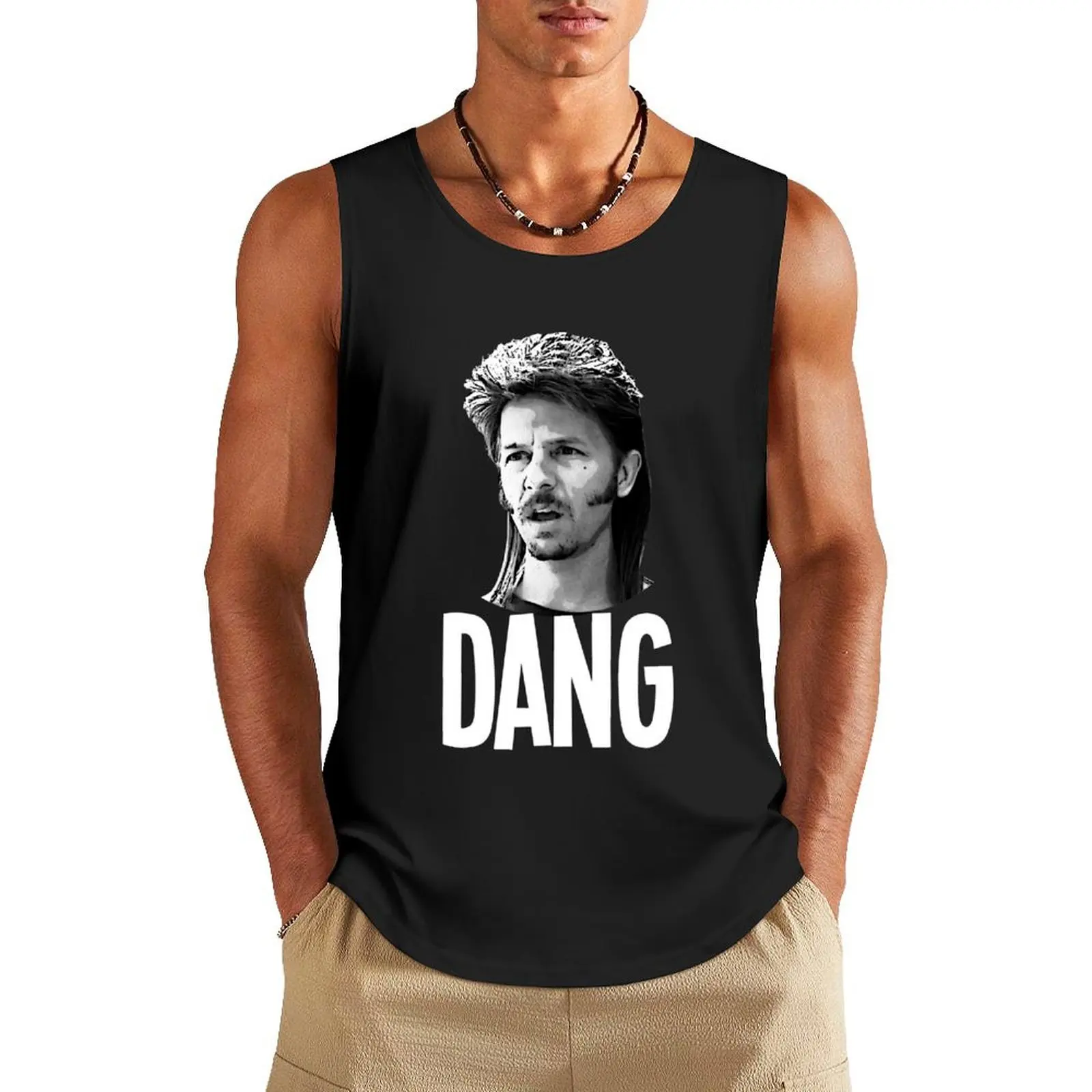 Retro Joe Dirt dang funny redneck mullet Tank Top men clothings clothes for men summer anime gym