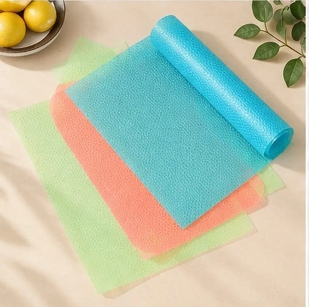 12pcs Silicone Drawer Liners Non-Slip Shelf Liner for Kitchen Cabinets, Wardrobes, Bookshelves & Refrigerator