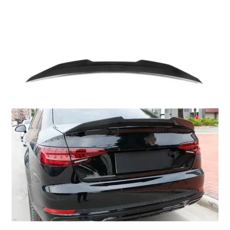 2026 Trockener Kohlefaser PSM-Stil Heckflügel Spoiler Heckklappenlippe Ducktail für A4 S4 A5 B9 2017+