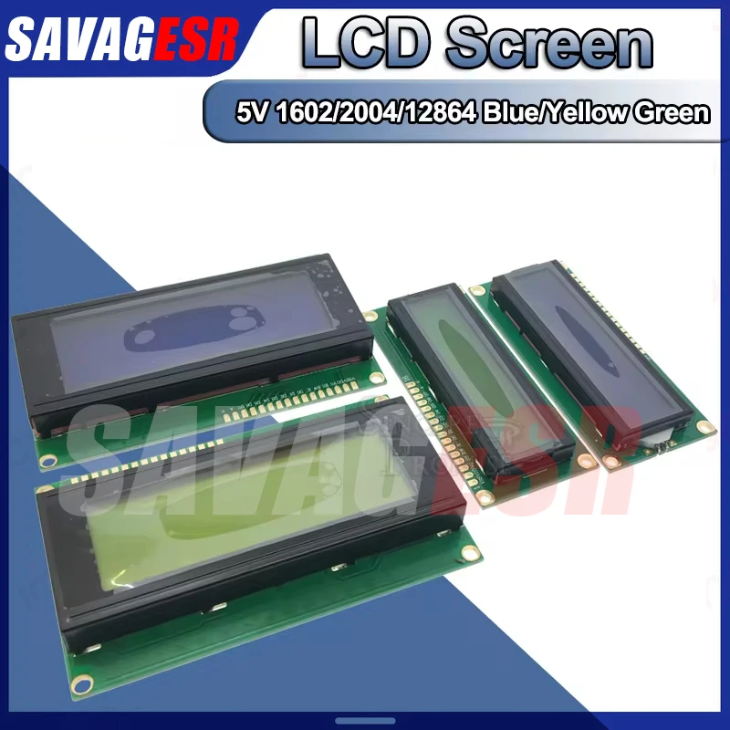 LCD Display Board Module 1602 2004 12864 PCF8574T PCF8574 IIC/I2C Interface Adapte Plate 5V Blue/Yellow Green Screen For Arduino