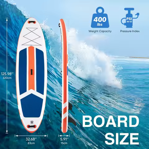 Inflatable Stand Up Paddle Board with Premium SUP Paddleboard Accessories,2in1 Paddle,Wide Stable Design,NonSlip Comfort Deck fo