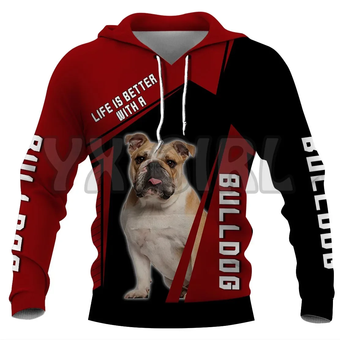 Life Is Better With A Beagl 3D Printed Hoodies  Unisex Pullovers Funny Dog Hoodie Casual Street Tracksuit